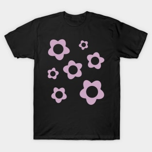 pack flowers aesthetic purple violet pink T-Shirt